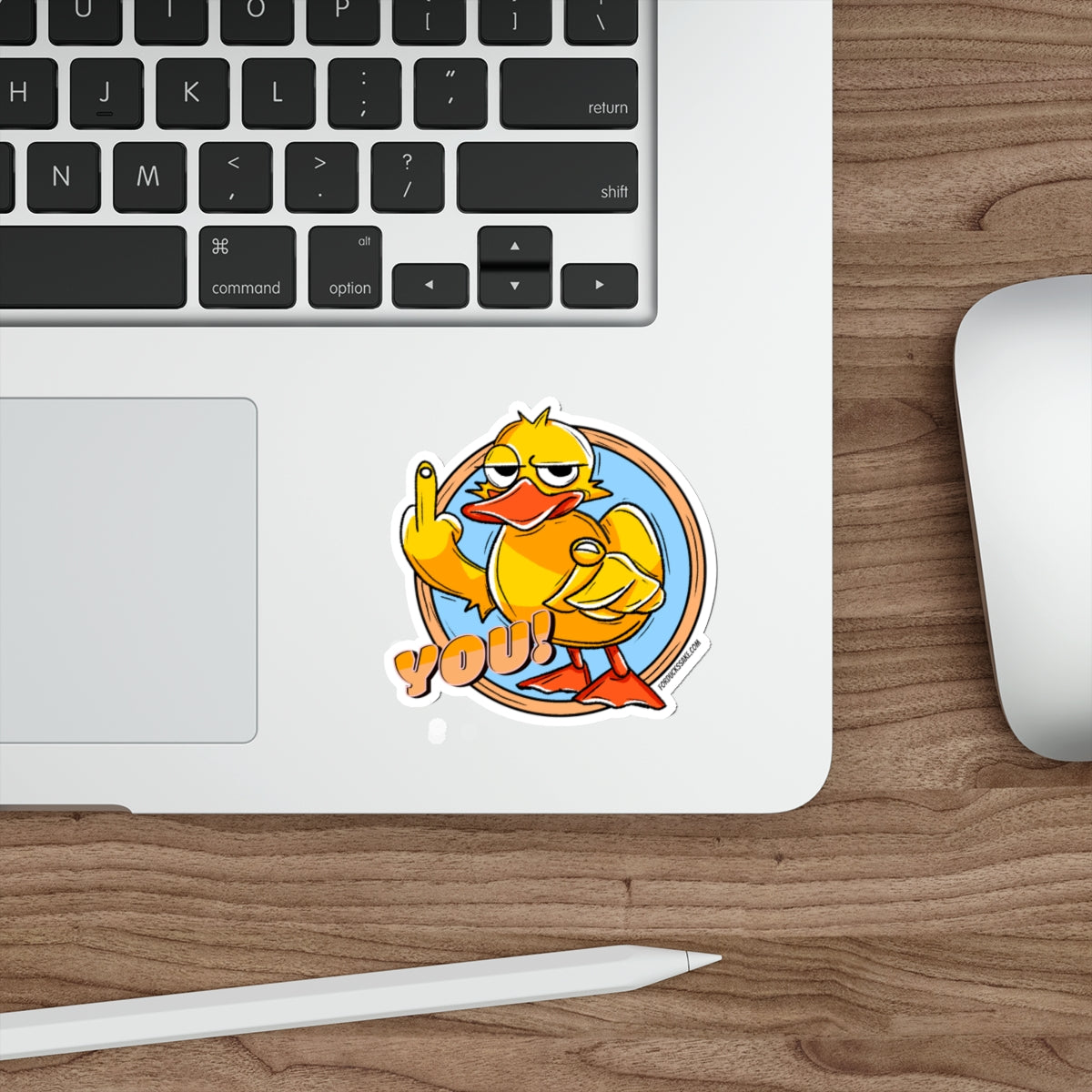 Duck You Die-Cut Stickers