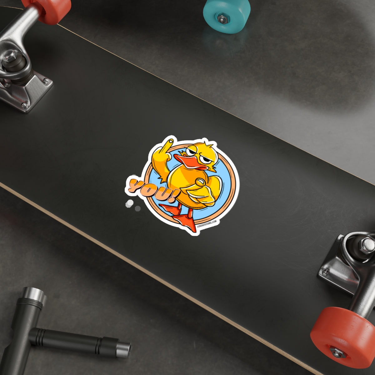 Duck You Die-Cut Stickers