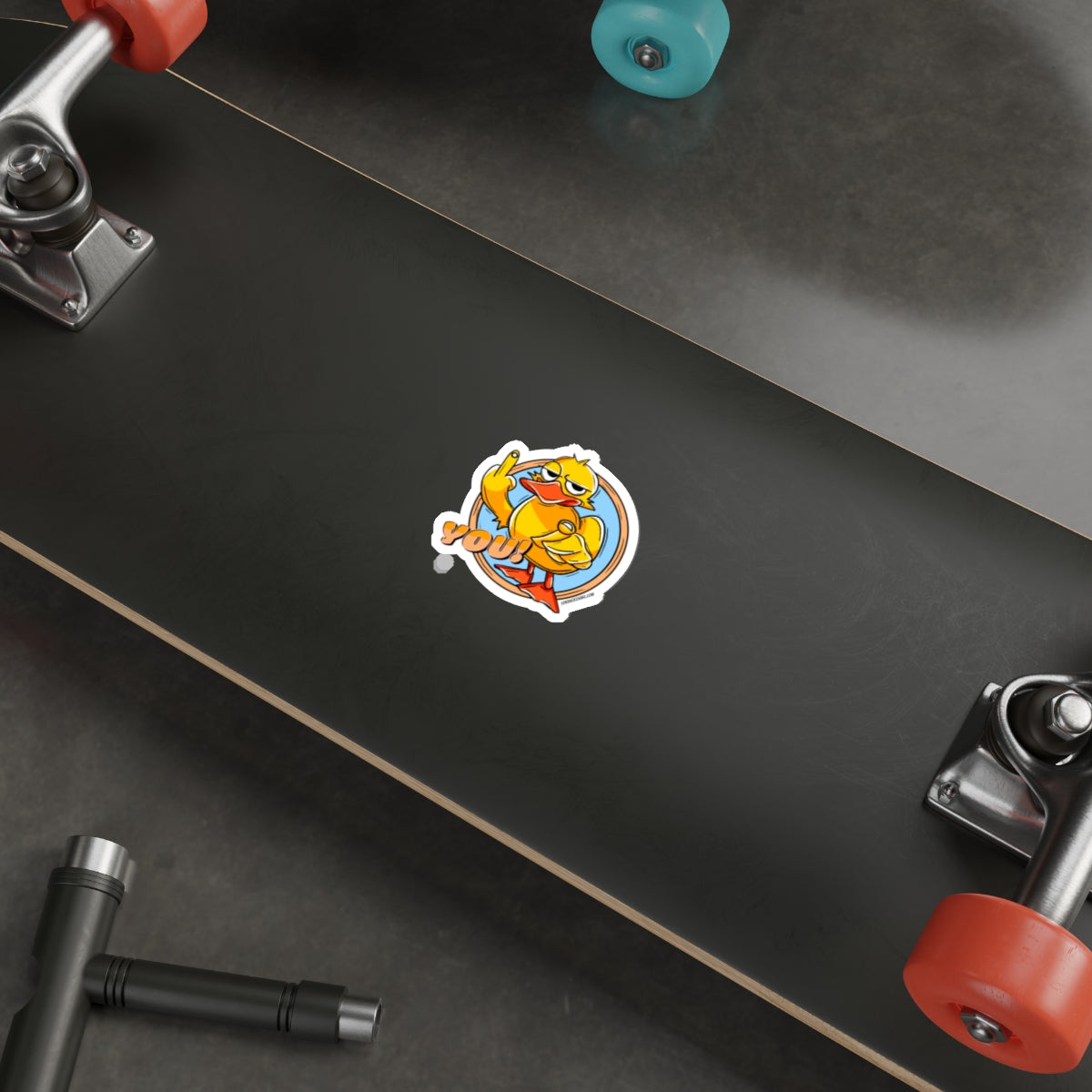 Duck You Die-Cut Stickers