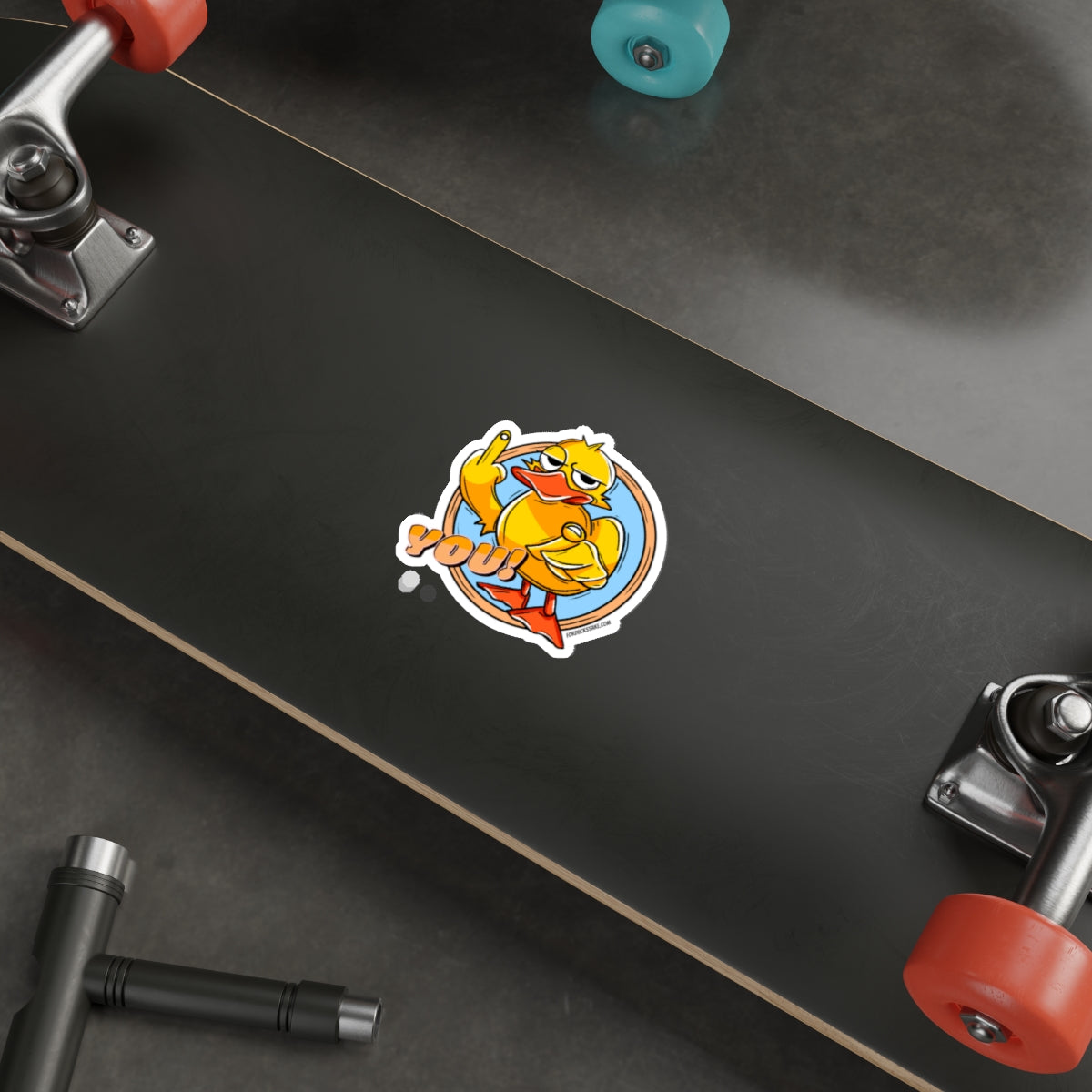 Duck You Die-Cut Stickers