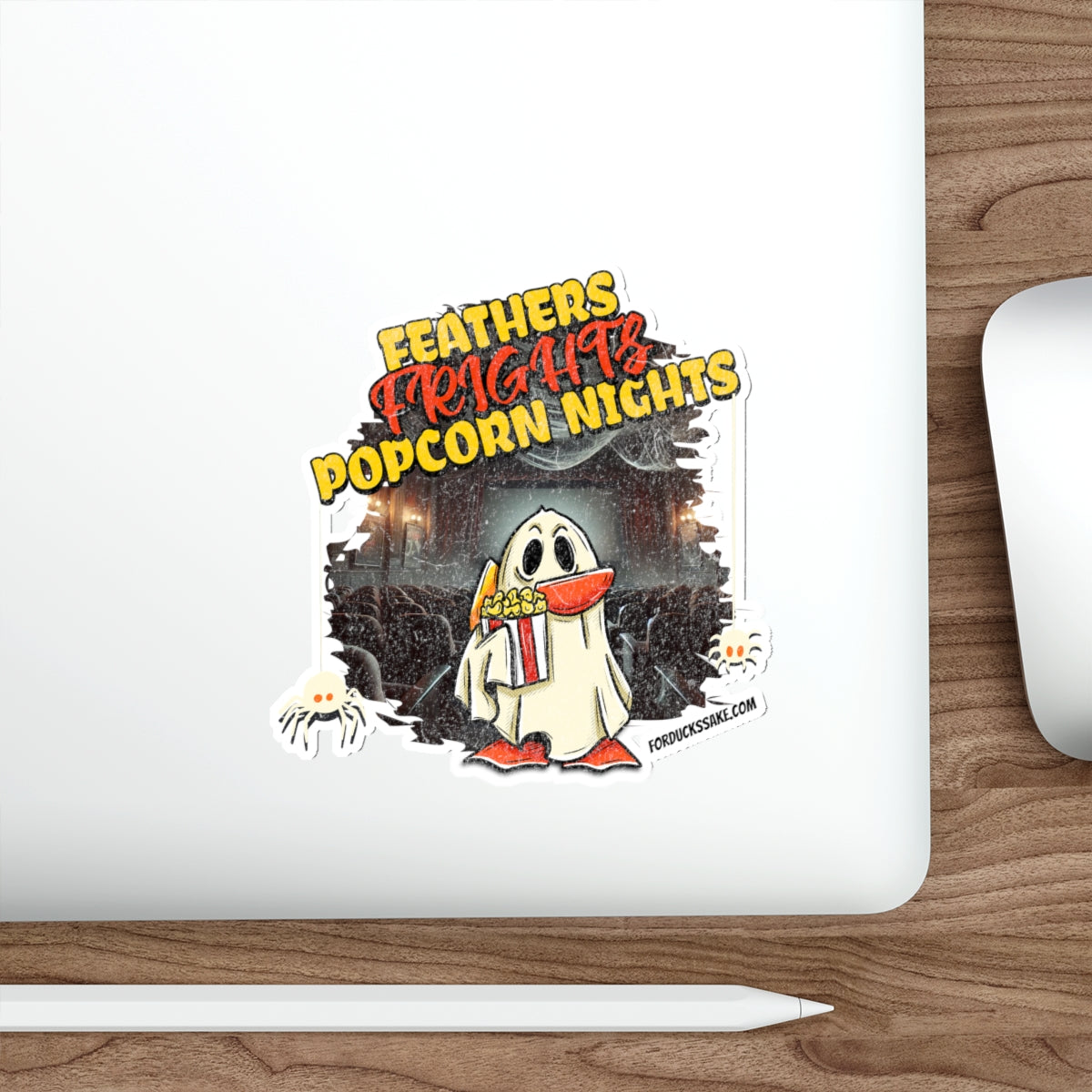 Feathers, Frights, & Popcorn Nights Die-Cut Stickers