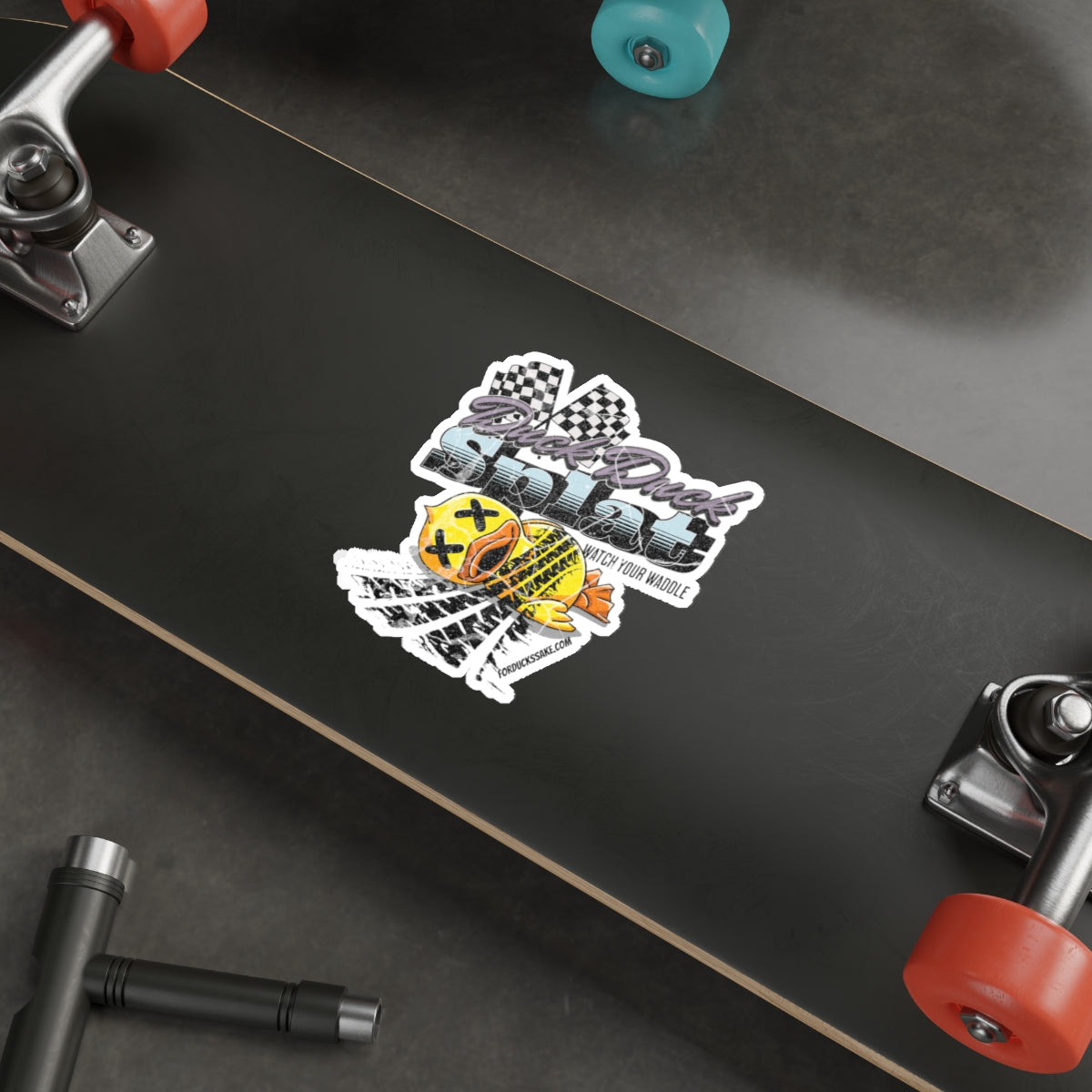 Duck Duck Splat Die Cut Sticker