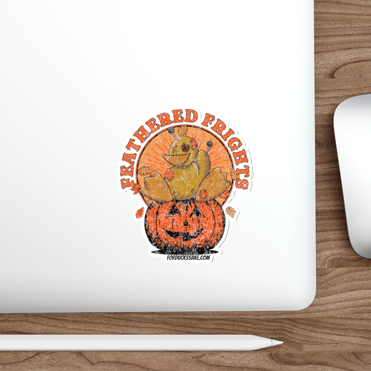 Feathered Frights Die-Cut Stickers