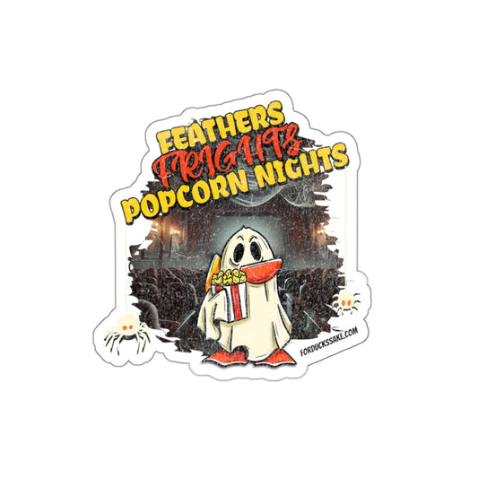 Feathers, Frights, & Popcorn Nights Die-Cut Stickers