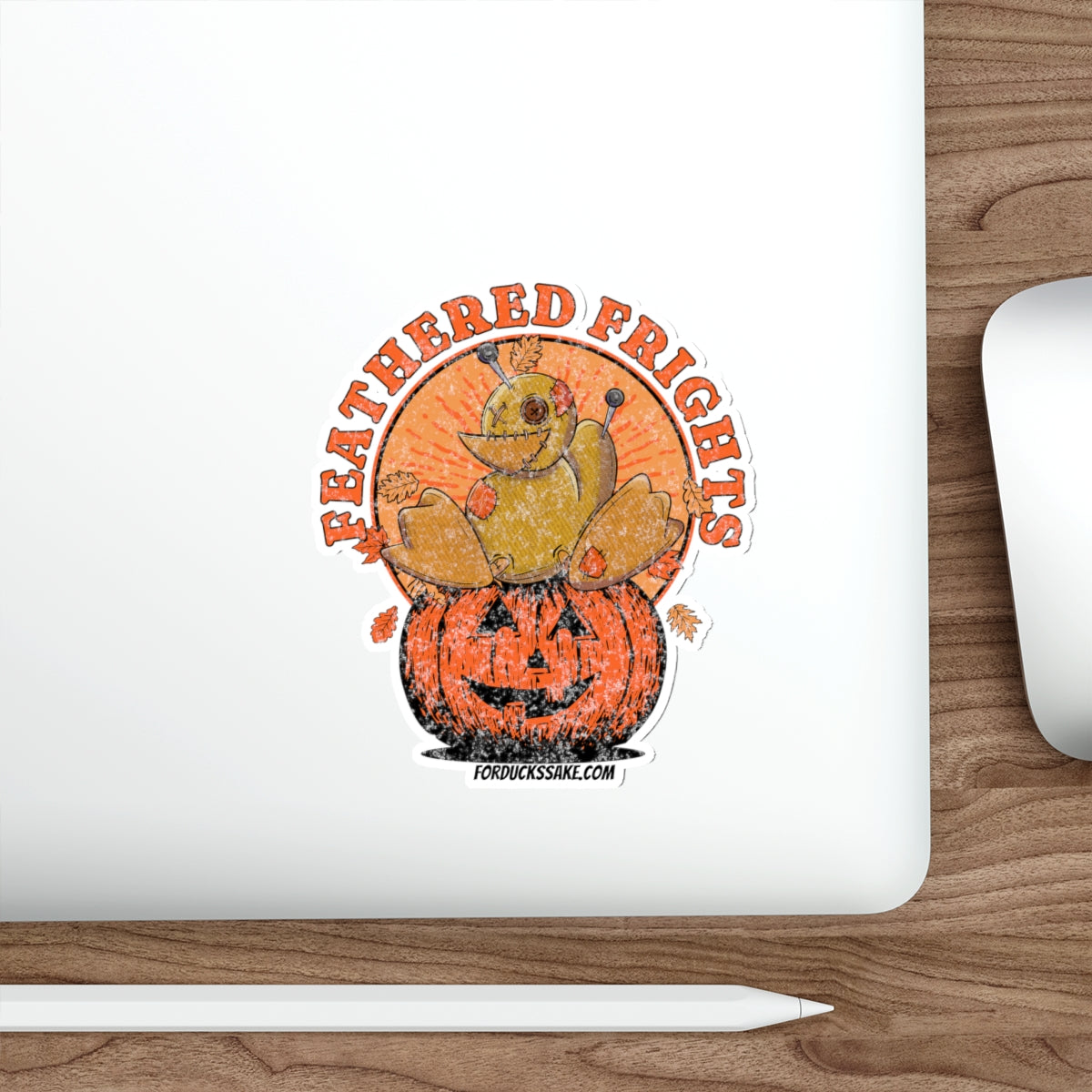 Feathered Frights Die-Cut Stickers