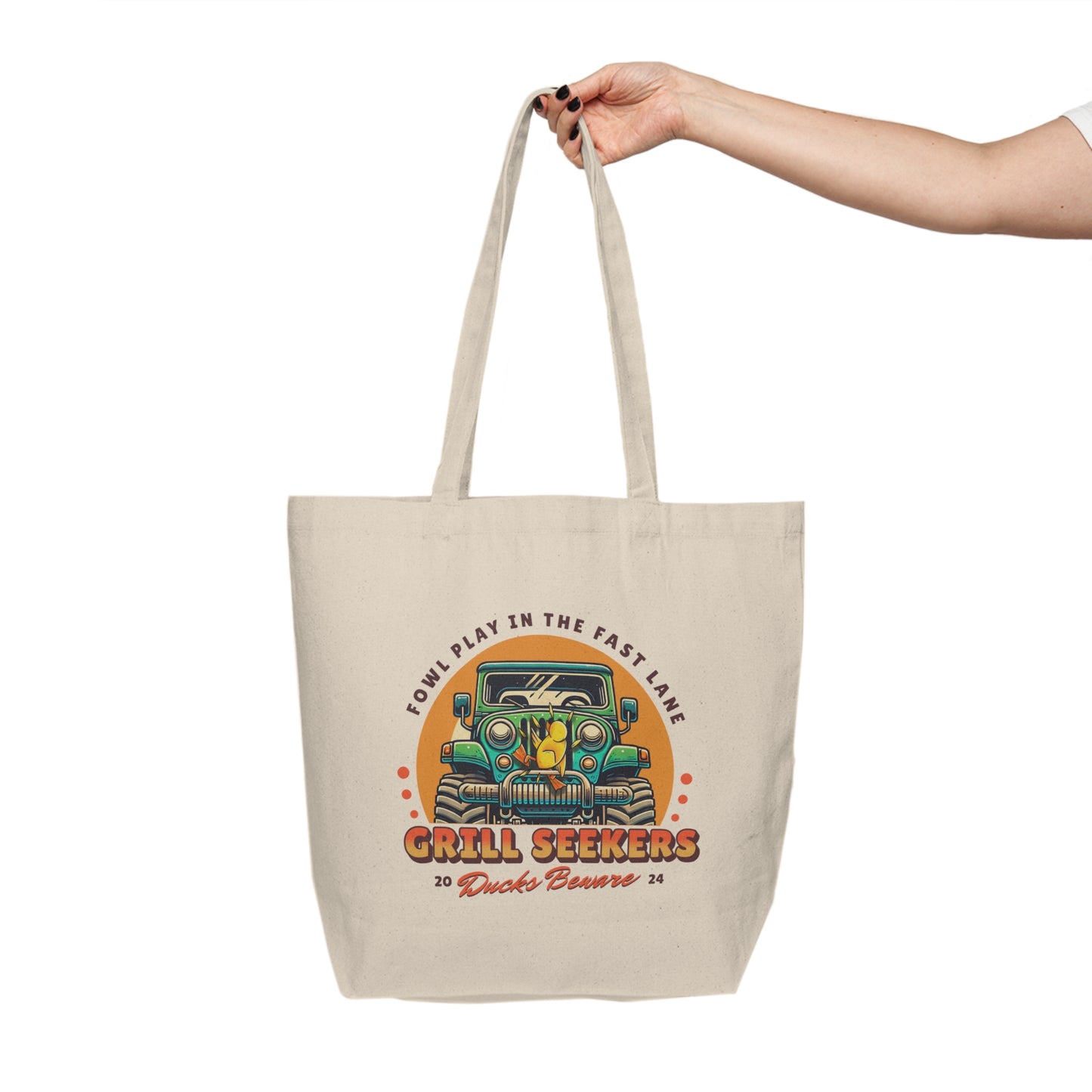 Grill Seekers Canvas Shopping Tote