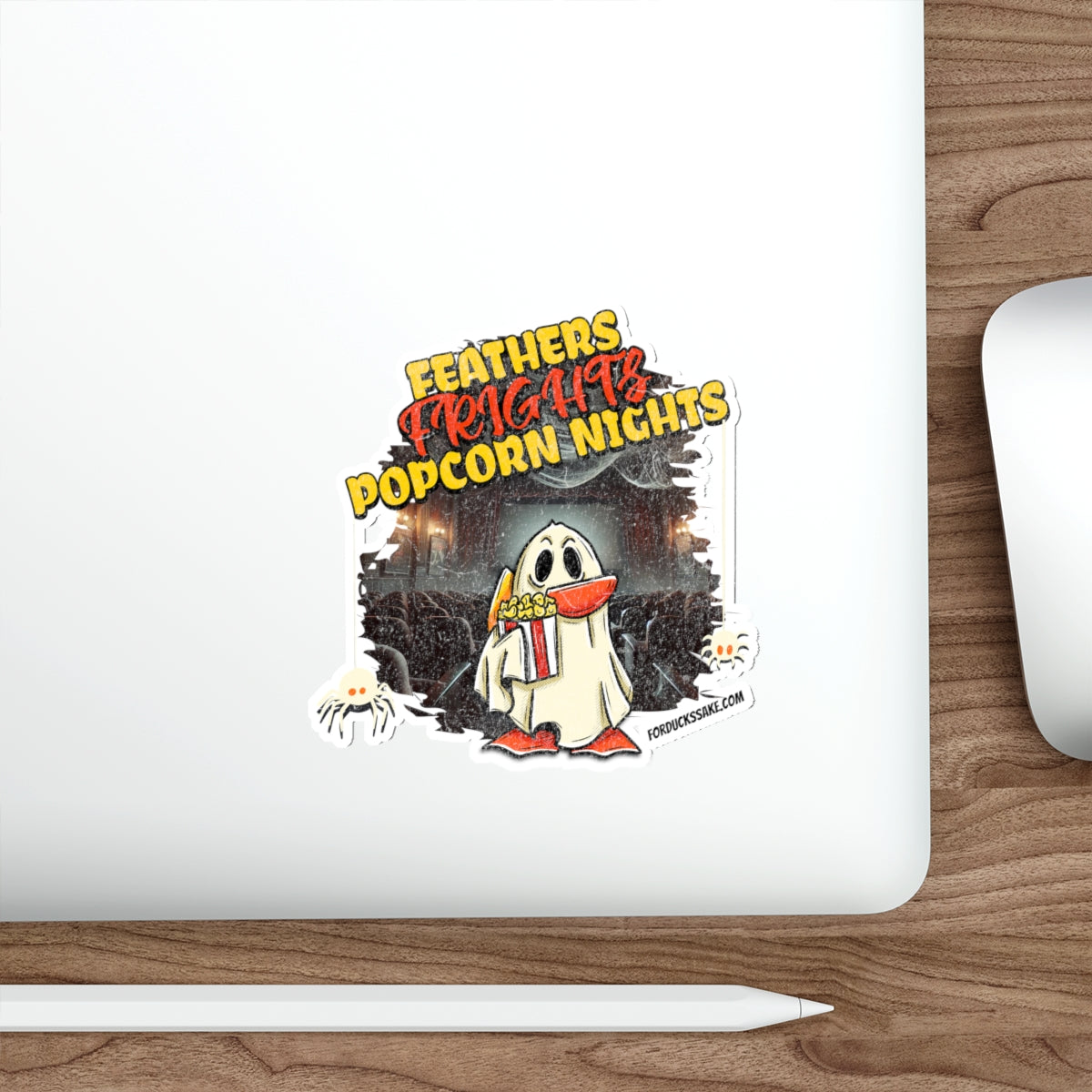 Feathers, Frights, & Popcorn Nights Die-Cut Stickers